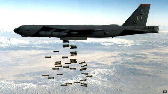 
Một máy bay ném bom B-52 của Mỹ. Ảnh: PA
