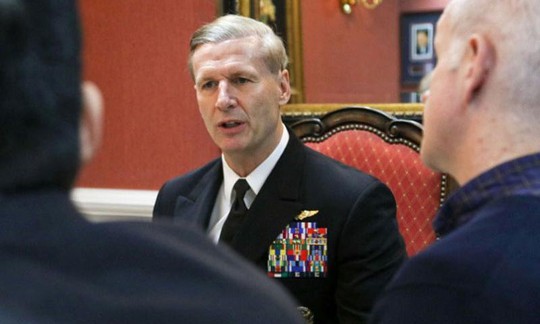 Phó Đô đốc Joseph Aucoin. Ảnh: Hải quân Mỹ