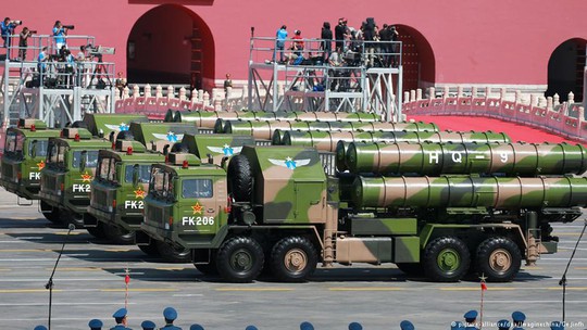 Hệ thống tên lửa HQ-9 của Trung Quốc. Ảnh: DPA