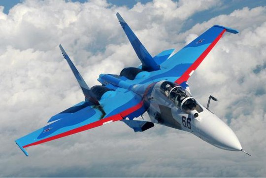 Một máy bay Su-30 của Không quân Nga. Ảnh: UPI