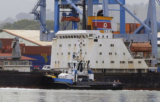 Bộ Giao thông vận tải Trung Quốc liệt 31 tàu Triều Tiên vào danh sách đen, gồm tàu Grand Karo. Ảnh: Chiangrai Times