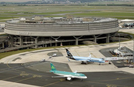 Sân bay quốc tế Charles de Gaulle ở thị trấn Roissy. Ảnh: Reuters