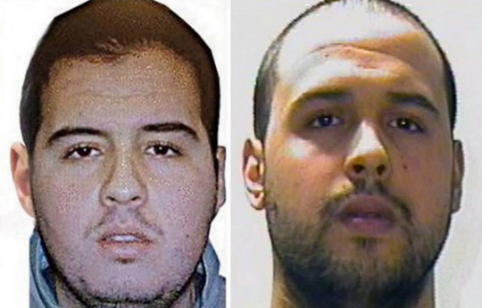 Hai anh em Ibrahim el-Bakraoui (trái) và Khalid el-Bakraoui. Ảnh: EPA