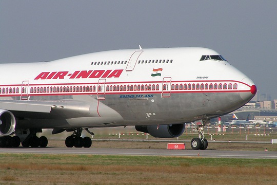 Một chiếc máy bay của hãng hàng không Air India. Ảnh: Meri News