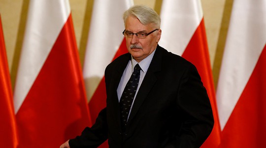Ngoại trưởng Ba Lan Witold Waszczkowski. Ảnh: Reuters