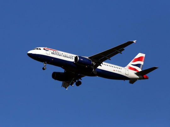 Một máy bay của hãng British Airways Ảnh: PA