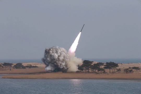 Triều Tiên phóng tên lửa nhiều lần từ đầu năm nay, thách thức Mỹ và Hàn Quốc. Ảnh: KCNA