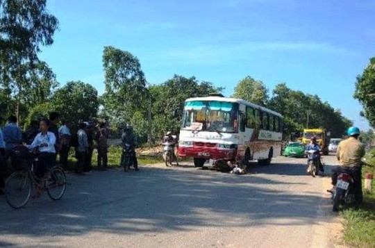 
Hiện trường nơi xảy ra vụ tai nạn khiến 1 người tử vong tại chỗ
