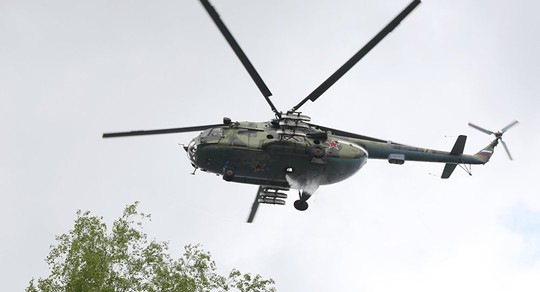 Một chiếc trực thăng Mi-8 của Nga. Ảnh: SPUTNIK