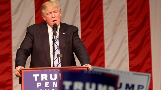 
Ứng cử viên tổng thống Đảng Cộng hòa Donald Trump đã đổi giọng khi nói về NATO. Ảnh: REUTERS
