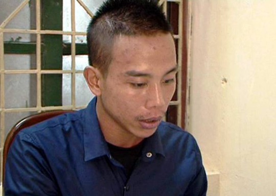 
Một nghi can trong nhóm 3 thanh niên đâm chết người bị Công an tỉnh Nam Định bắt giữ - Ảnh công an cung cấp
