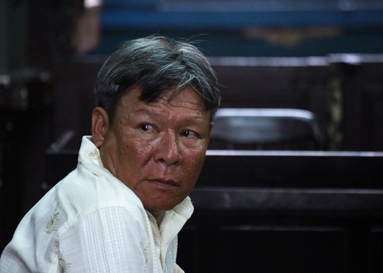 
Bị cáo Nguyễn Minh Tân tại tòa.
