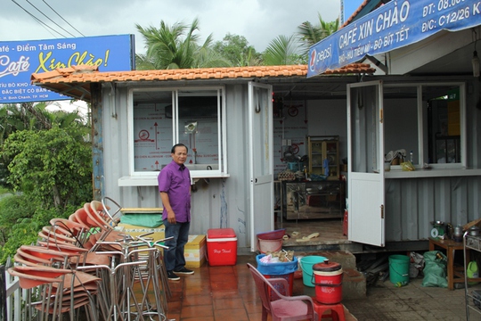 Công trình Container tại quán Xin Chào