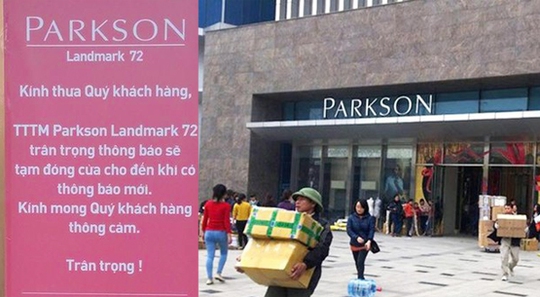 
Parkson đóng cửa vô thời hạn ở Keangnam
