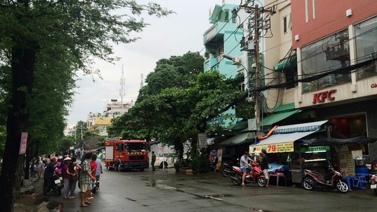 Hiện trường vụ việc.