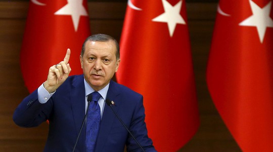 
Tổng thống Thổ Nhĩ Kỳ Tayyip Recep Erdogan. Ảnh: Reuters
