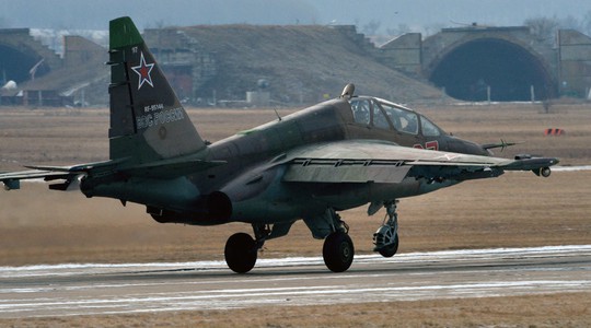 
Chiến đấu cơ Sukhoi Su-25 của Nga. Ảnh: Sputnik
