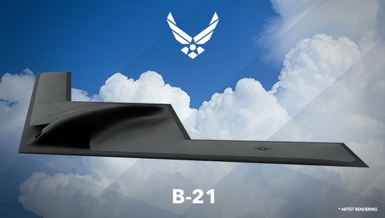 
Hình ảnh máy bay B-21. Ảnh: Defense News
