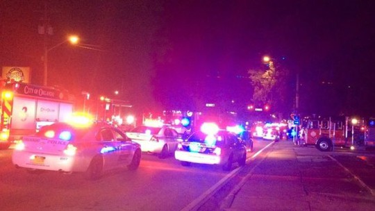 
Nhiều xe cảnh sát tập trung tới hiện trường. Ảnh: Cảnh sát Orlando
