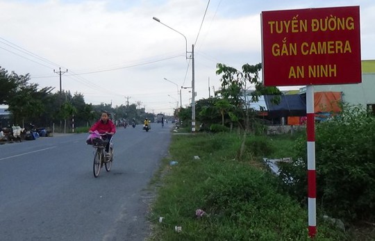 
Hệ thống camera cảnh báo cho người dân lẫn tội phạm - Ảnh: SƠN LÂM
