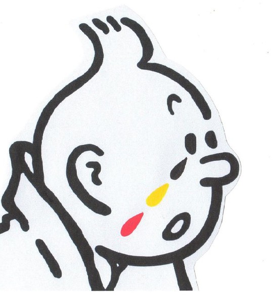 
Tintin đang khóc trở thành biểu tượng chia sẻ nỗi đau với nước Bỉ trên khắp thế giới. Ảnh: Twitter

