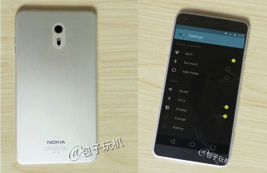 
Bản mẫu được cho là của Nokia C1, chiếc smartphone Android đầu tiên của Nokia đang được thử nghiệm. Ảnh: CNMO.
