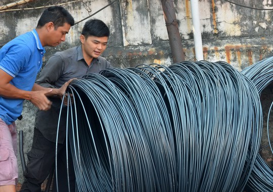 Thị trường thép đang biến động theo hướng có lợi cho doanh nghiệp trong nước Ảnh: TẤN THẠNH