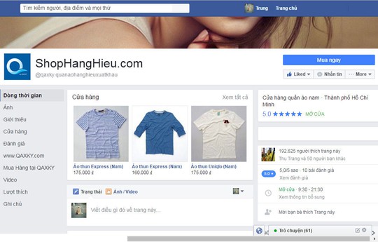 Tính năng Mua sắm (shop) trên Facebook giúp việc mua bán thuận tiện hơn