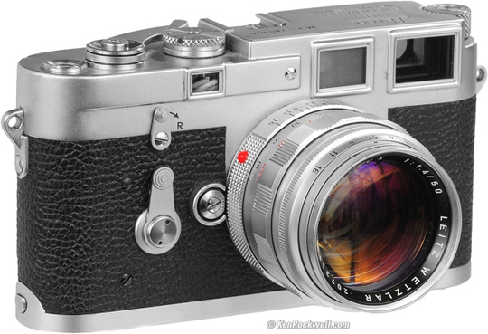 
 Leica M3 với hình dáng rangefinder...
