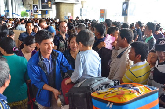 
Sân bay Tân Sơn Nhất thường xảy ra tình trạng quá tải Ảnh: TẤN THẠNH
