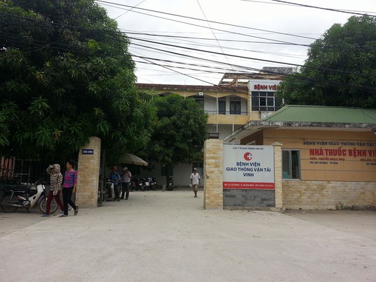 
Bệnh viện Giao thông vận tải Vinh, nơi xảy ra sự việc khiến thai nhi tử vong
