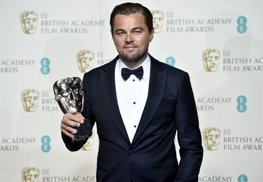 Leonardo DiCaprio được vinh danh tại lễ trao Giải BAFTA Ảnh: REUTERS