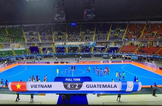 Chiến thắng 4-2 khó tin trước Guatemala đã giúp tuyển futsal Việt Nam ghi tên vào lịch sử