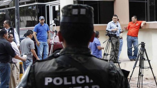 
Cảnh sát ở Honduras. Ảnh: AP
