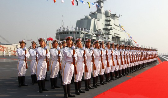 
Trung Quốc chi tiêu quân sự nhiều nhất châu Á năm 2015. Ảnh: AP
