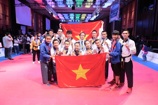 Đội tuyển quyền taekwondo của Việt Nam Ảnh: Thanh Huy