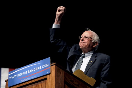 Thượng nghị sĩ Bernie Sanders cam đoan chạy đua đến cùng Ảnh: REUTERS