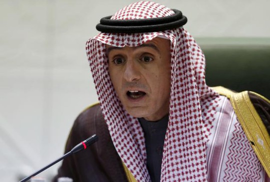 Ngoại trưởng Ả Rập Saudi Adel al-Jubeir. Ảnh: Reuters