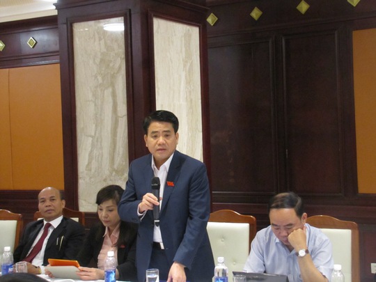 Thiếu tướng Nguyễn Đức Chung phát biểu