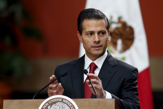 Tổng thống Mexico Enrique Pena Nieto. Ảnh: Reuters