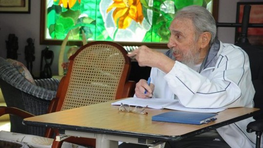 Cựu Chủ tịch Cuba Fidel Castro. Ảnh: EPA
