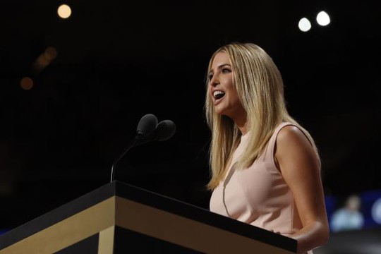 Ivanka Trump phát biểu tối 21-7. Ảnh: REUTERS