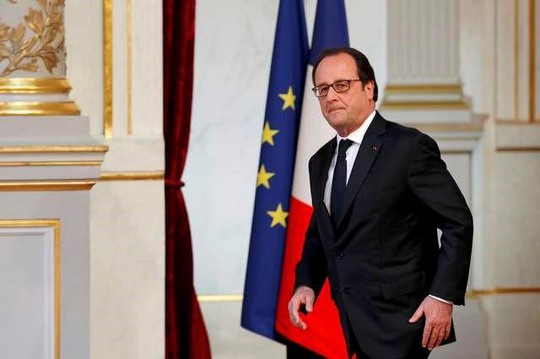 Tổng thống Pháp Francois Hollande. Ảnh: REUTERS
