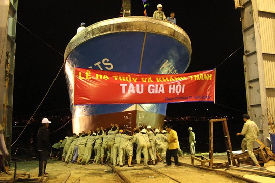 Tàu Gia Hội 2015 lúc hạ thủy