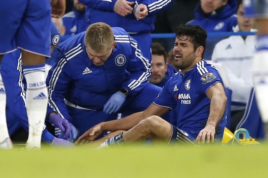 Nếu Diago Costa không chấn thương cuối trận, Chelsea có thể đã không chịu chia điểm
