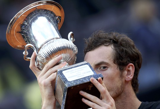 Murray lần đầu vô địch Rome Masters, anh nhật gần 718.000 euro và 1.000 điểm
