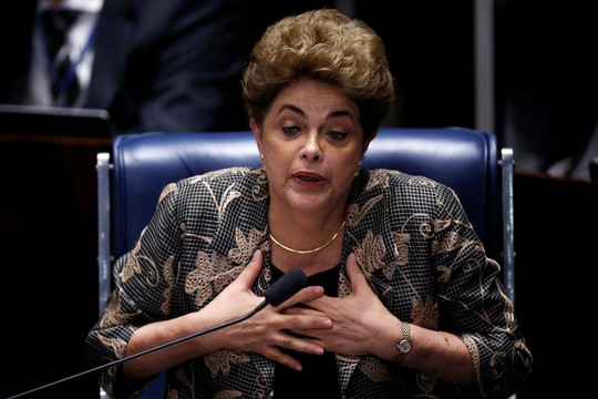 
Bà Rousseff một mực bác bỏ mọi cáo buộc vi phạm kỷ luật tài chính. Ảnh: Reuters

