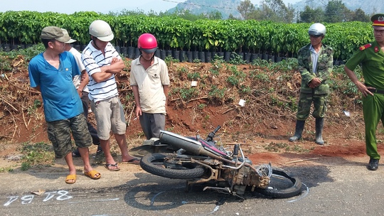 Hiện trường vụ tai nạn