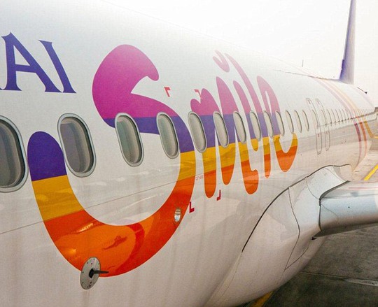 Hãng hàng không Thai Smile Airways. Ảnh: EPA