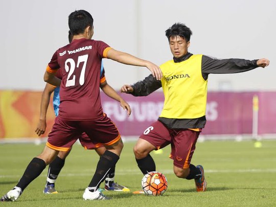 
U23 Việt Nam tập luyện tại Doha, Qatar hôm 10-1 Anh: EURO

